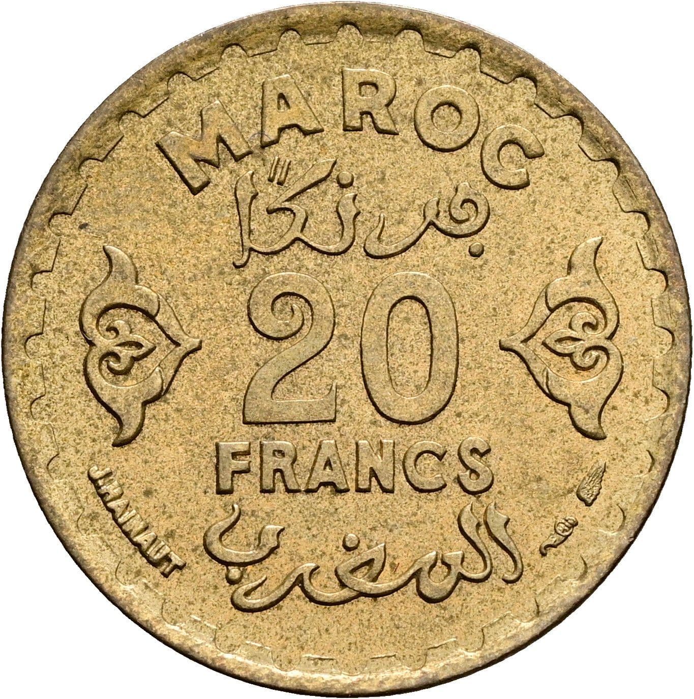 20 Francs 1952 (1371) – Vorderseite