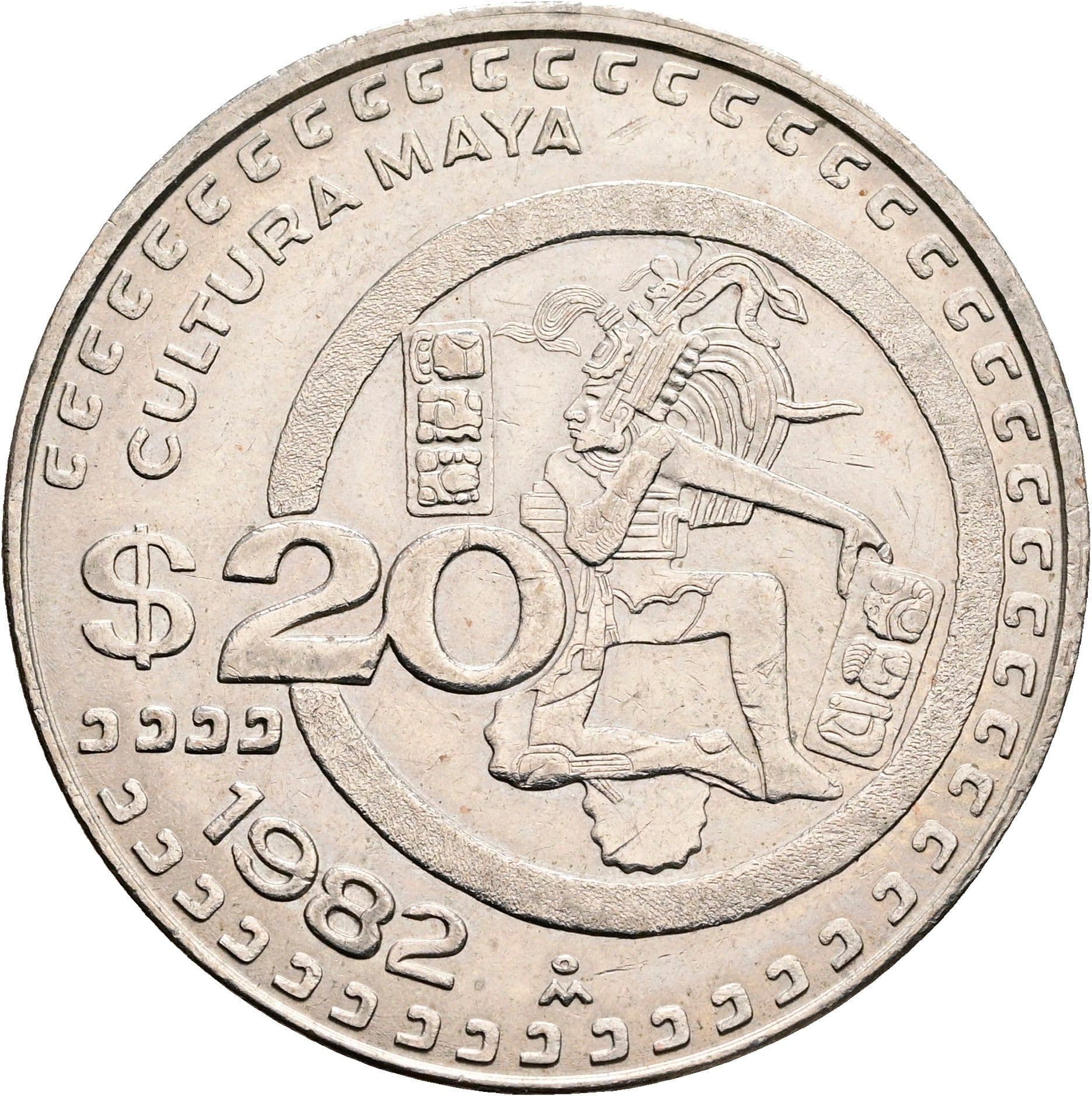 20 Pesos 1982 – Vorderseite