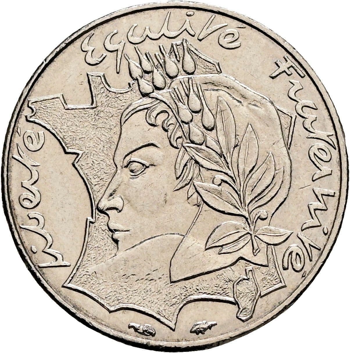 10 Francs 1986 – Vorderseite