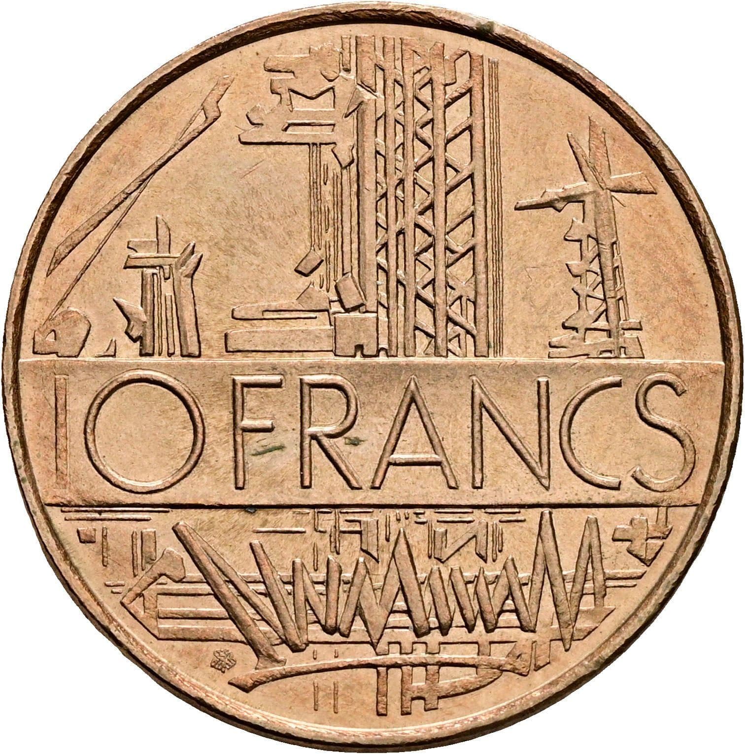10 Francs 1975 – Vorderseite