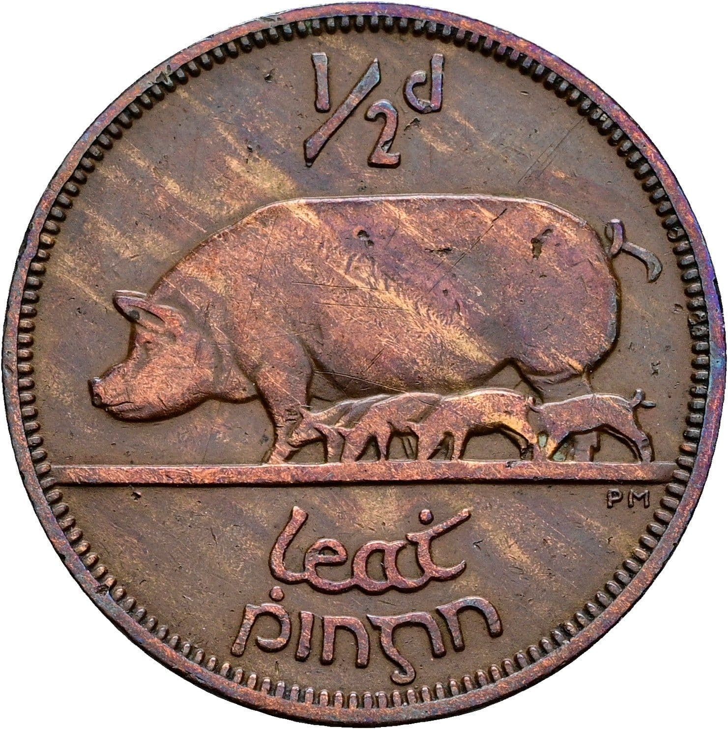 1/2 Pingin 1935 – Vorderseite