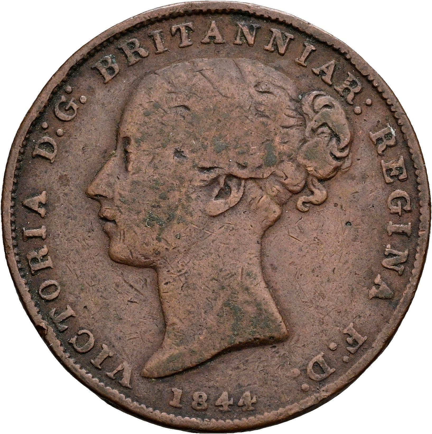 1/26 Shilling Victoria 1837-1901 1844 – Vorderseite