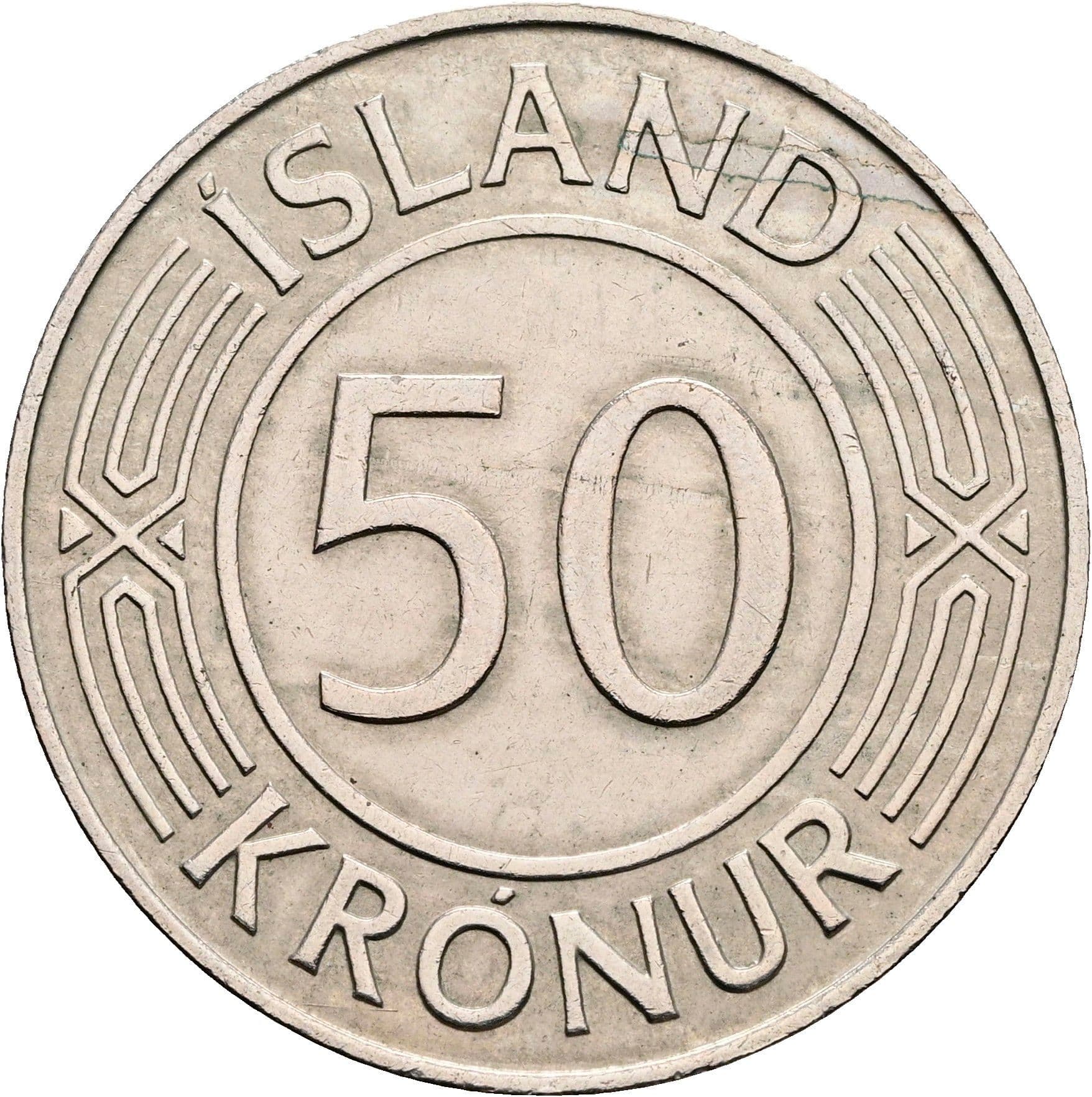 50 Kronur 1970 – Vorderseite