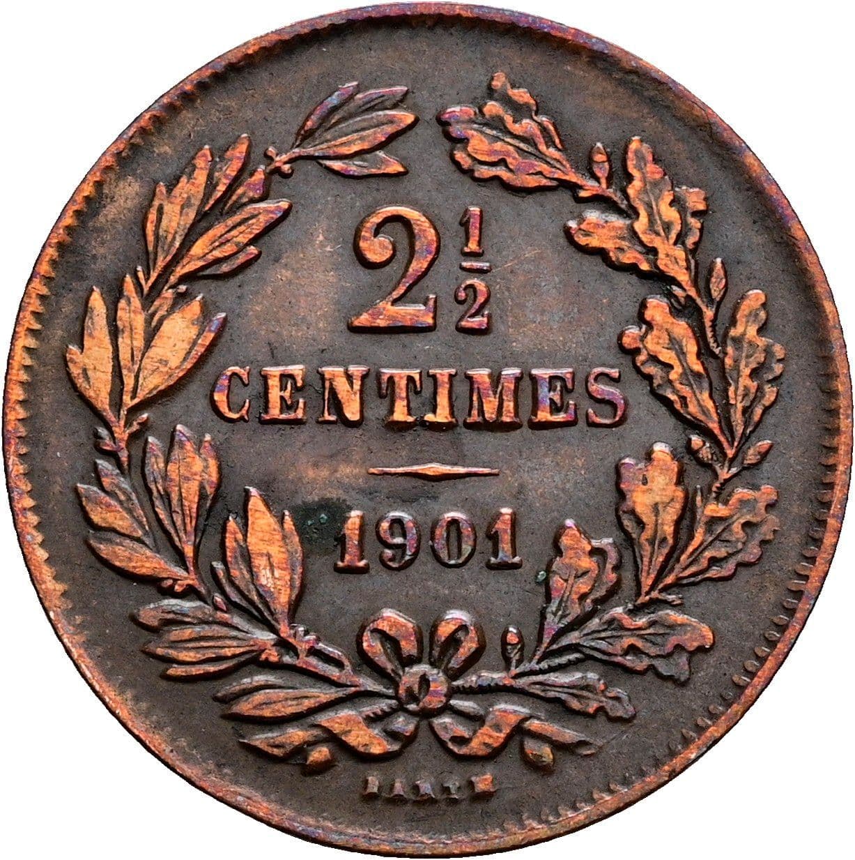 2 1/2 Centimes