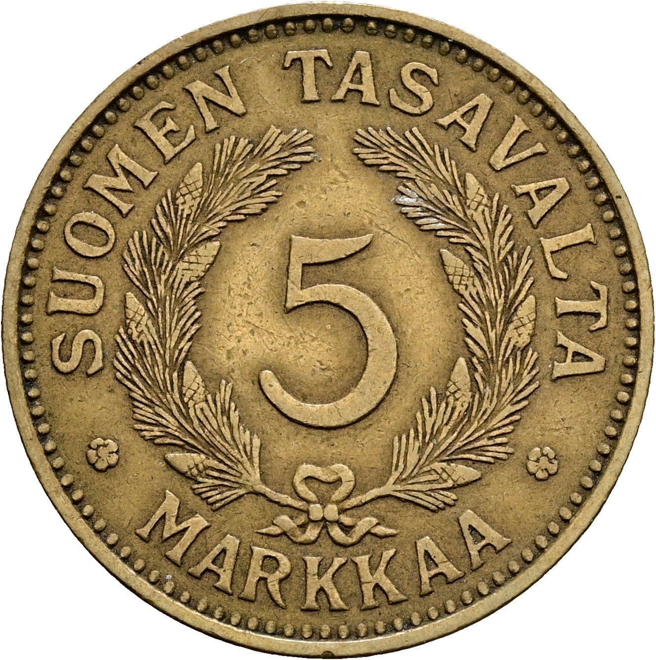 5 Markkaa 1931 S – Vorderseite