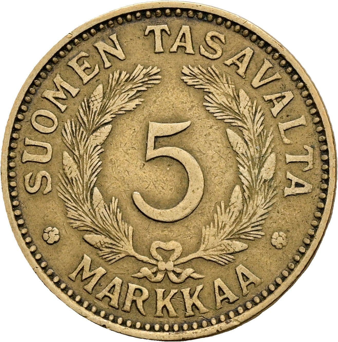 5 Markkaa 1930 S – Vorderseite