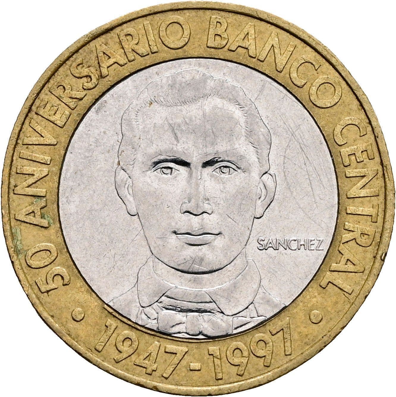 5 Pesos 1997 – Vorderseite