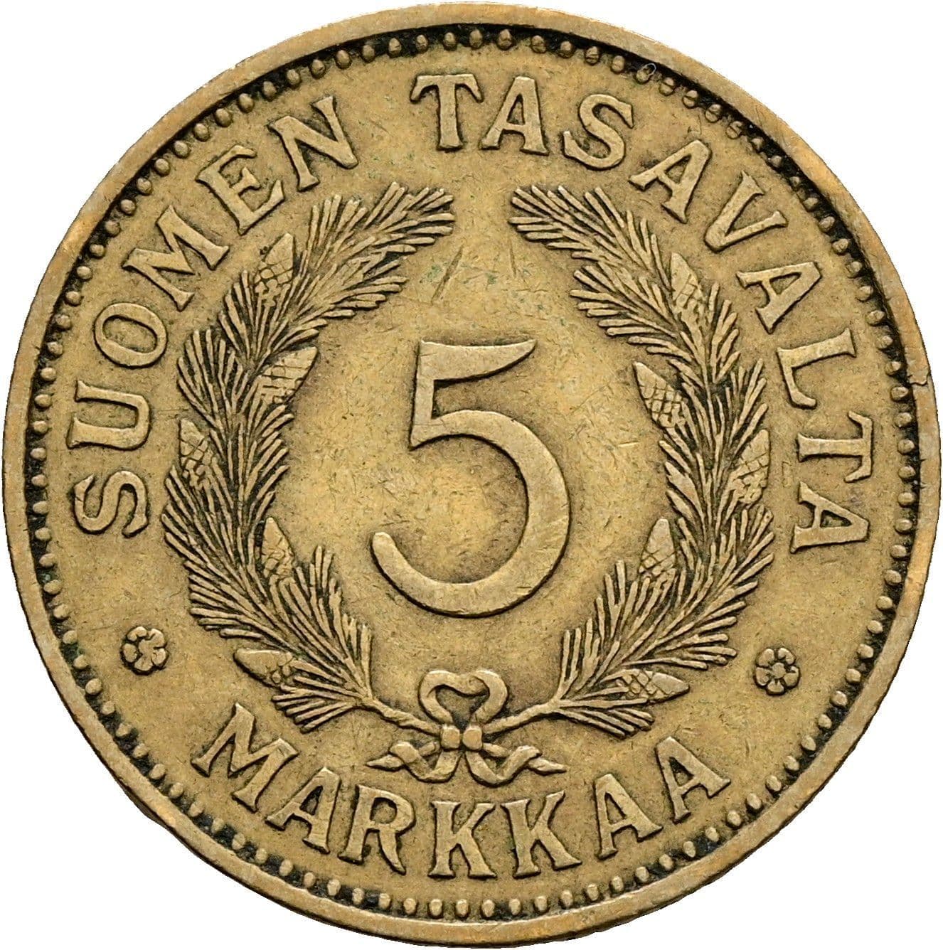 5 Markkaa 1935 S – Vorderseite