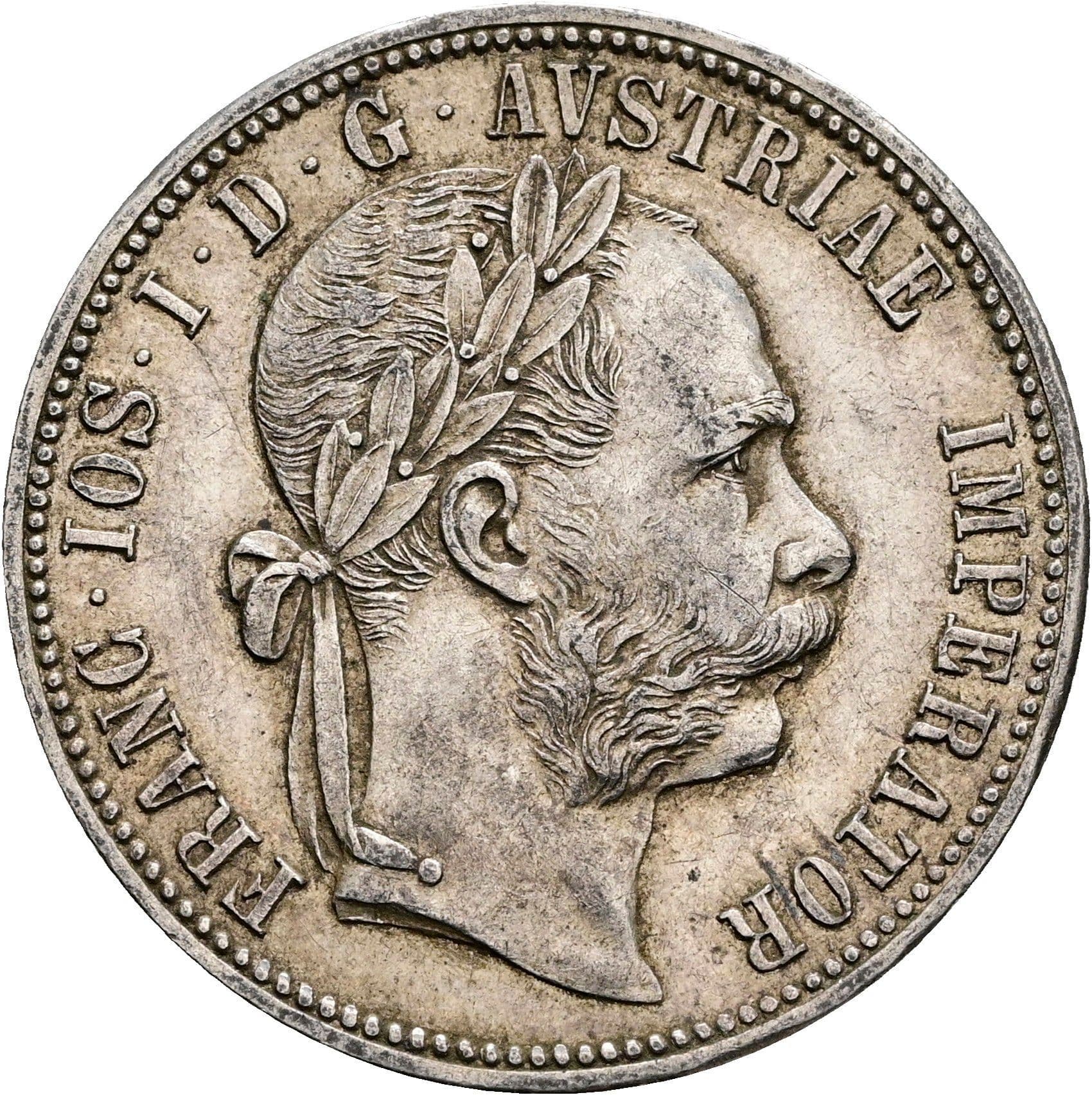 1 Gulden Franz Joseph I. 1848-1916 1886 – Vorderseite