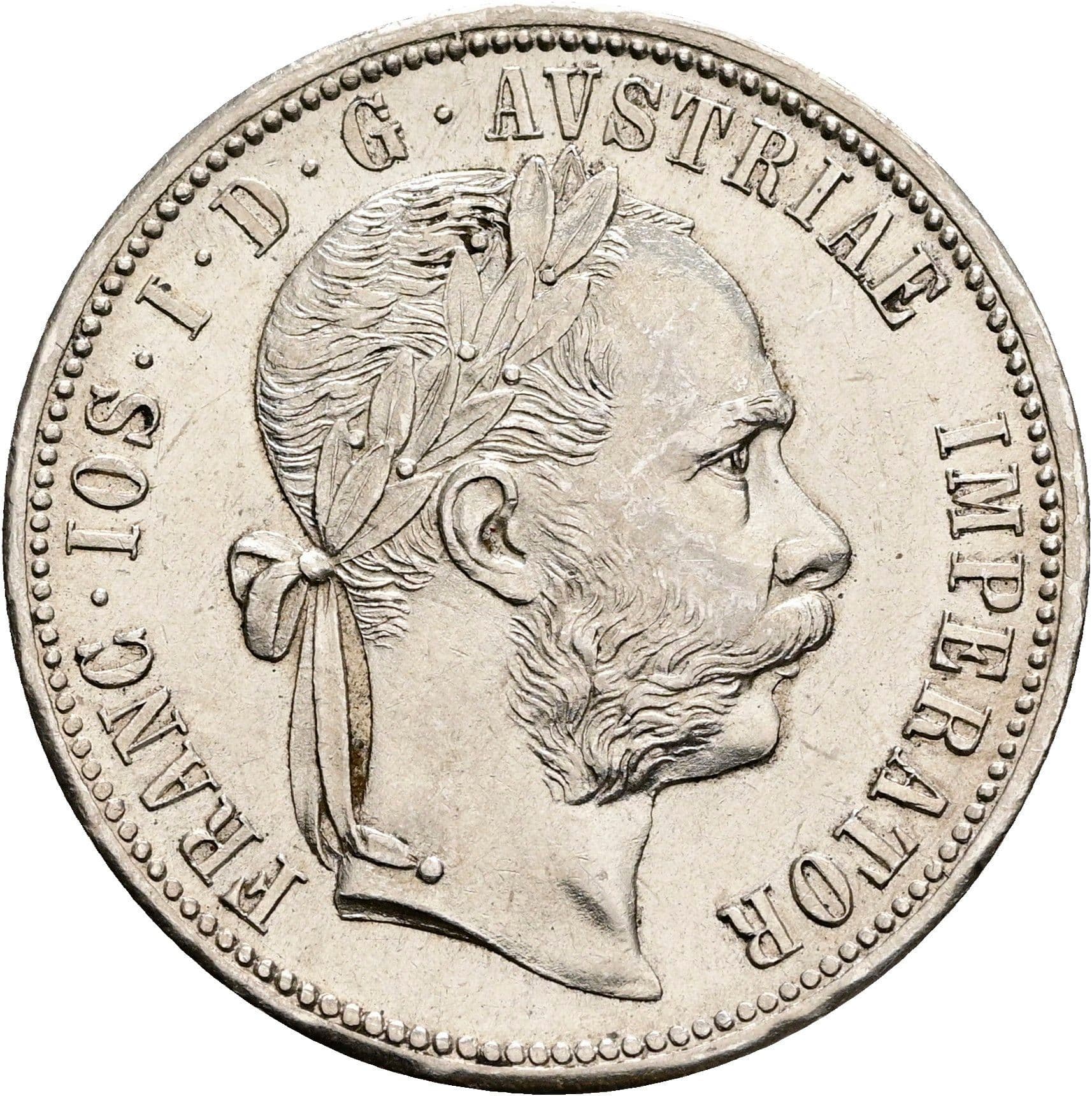 1 Gulden Franz Joseph I. 1848-1916 1879 – Vorderseite