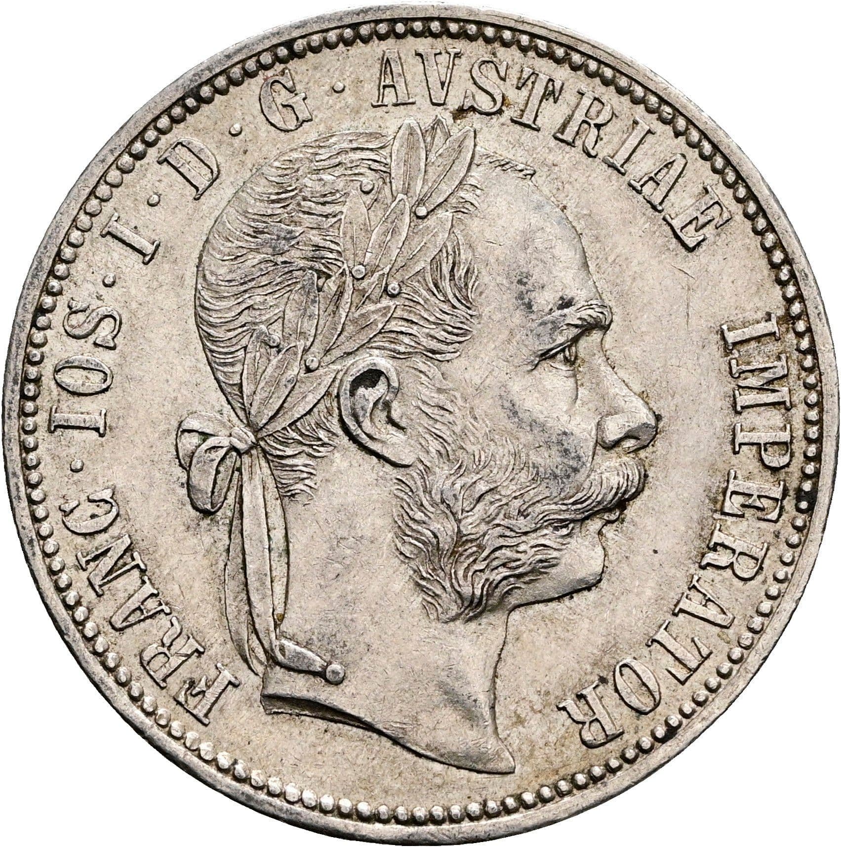 1 Gulden Franz Joseph I. 1848-1916 1886 – Vorderseite
