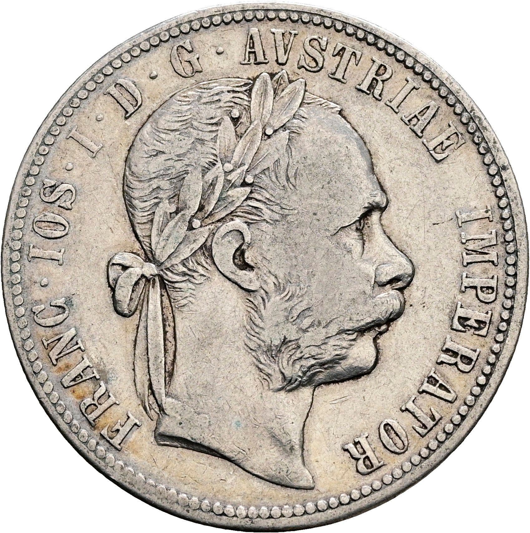 1 Gulden Franz Joseph I. 1848-1916 1879 – Vorderseite