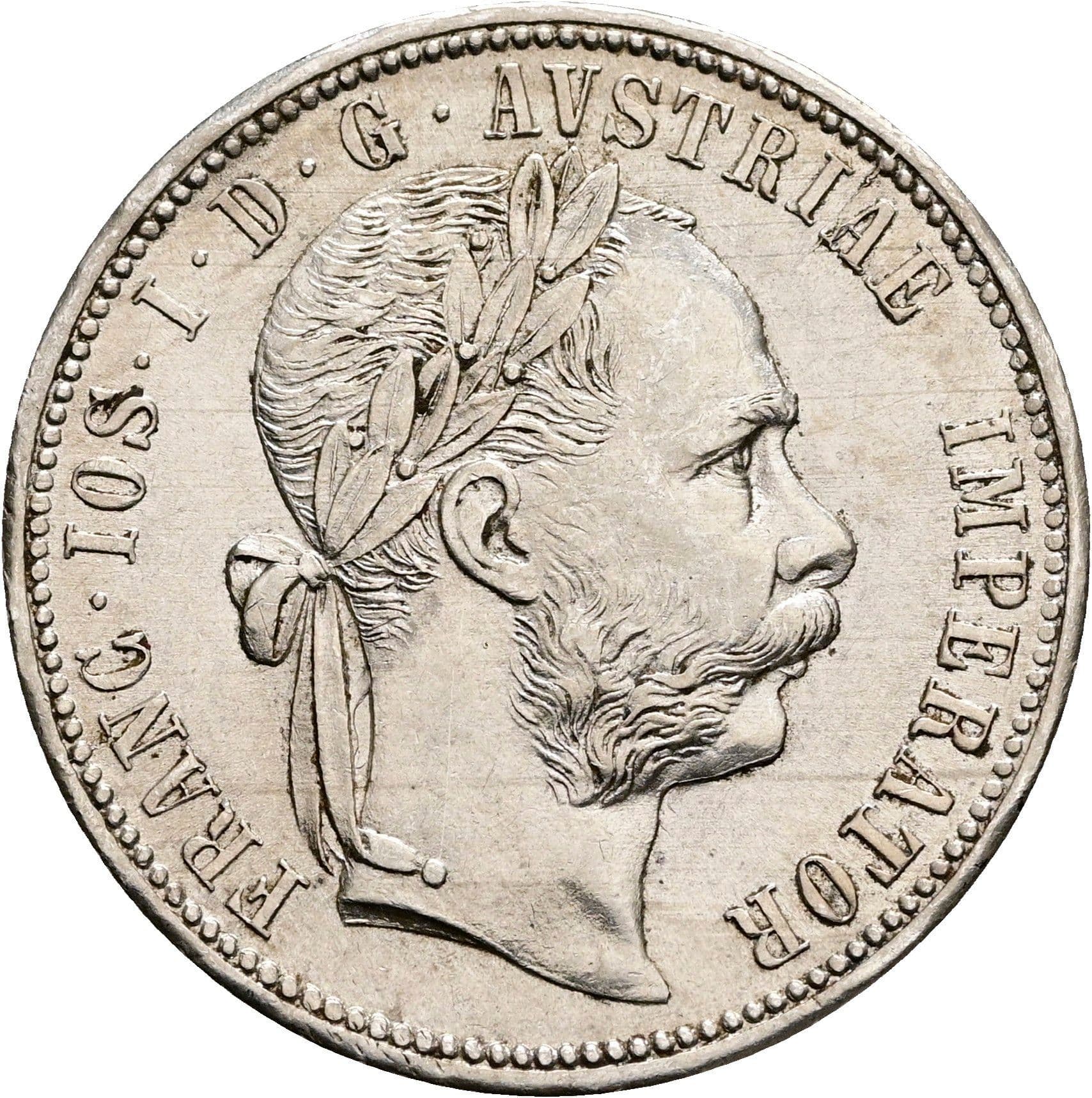 1 Gulden Franz Joseph I. 1848-1916 1879 – Vorderseite