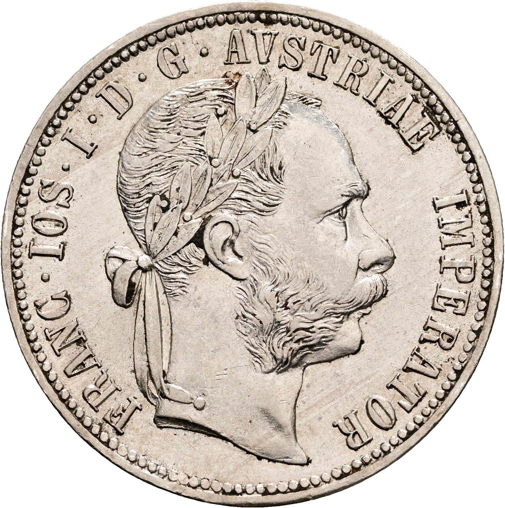 1 Gulden Franz Joseph I. 1848-1916 1879 – Vorderseite