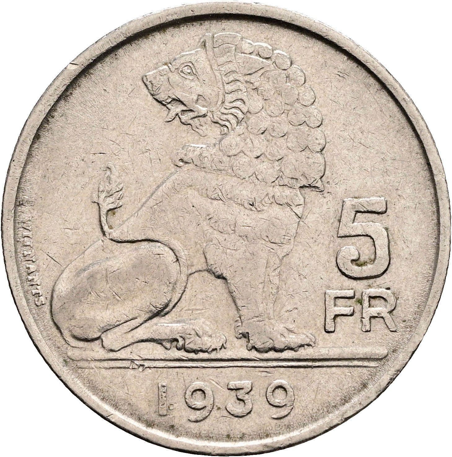 5 Frank Leopold III. 1934-1951 1939 – Vorderseite