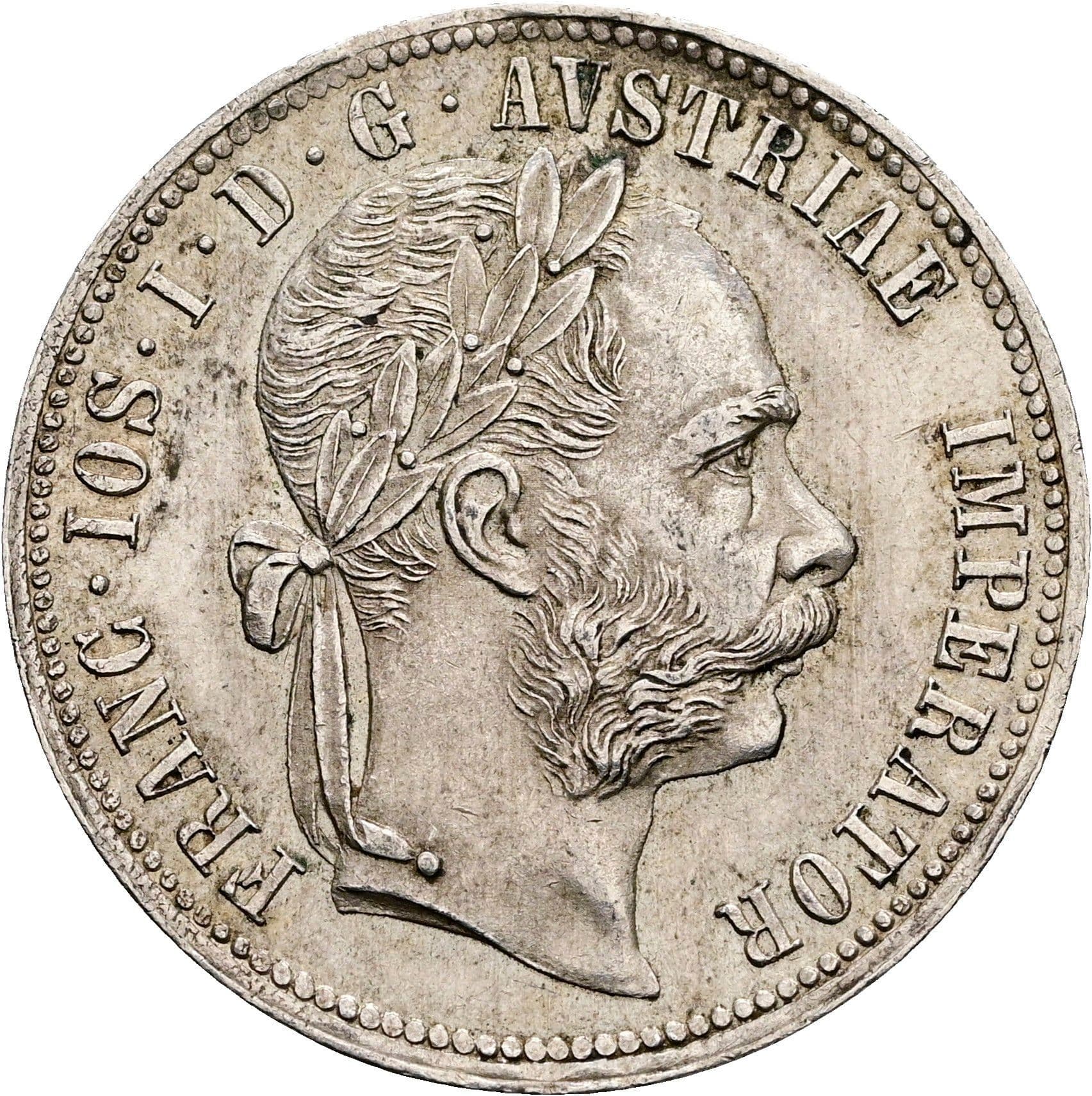 1 Gulden Franz Joseph I. 1848-1916 1878 – Vorderseite