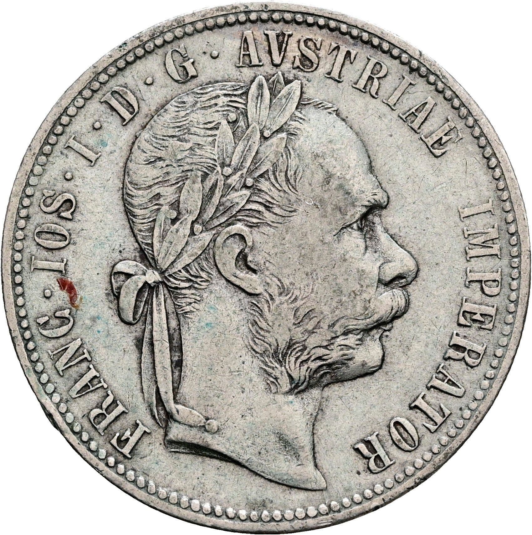 1 Gulden Franz Joseph I. 1848-1916 1880 – Vorderseite