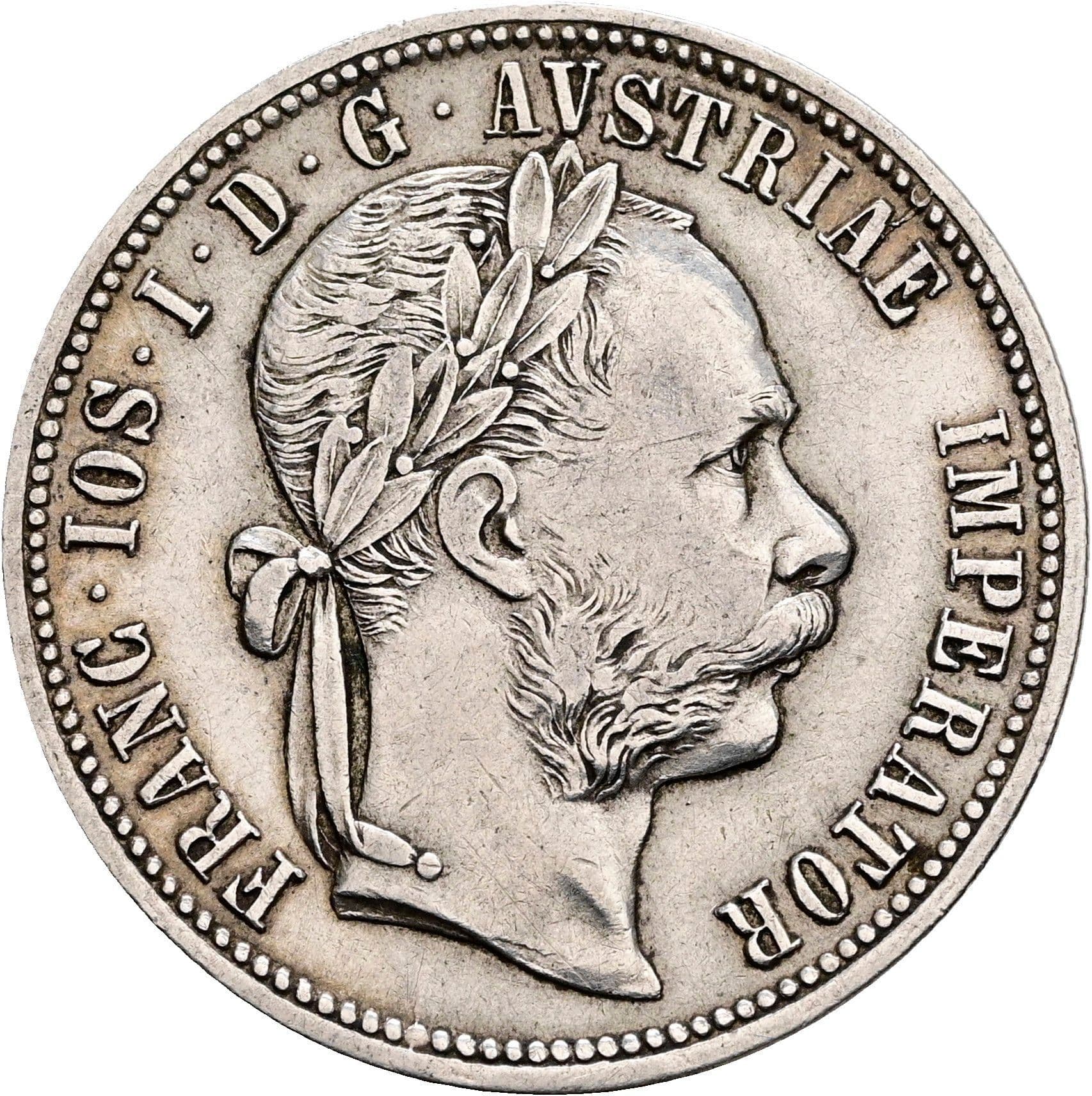 1 Gulden Franz Joseph I. 1848-1916 1879 – Vorderseite