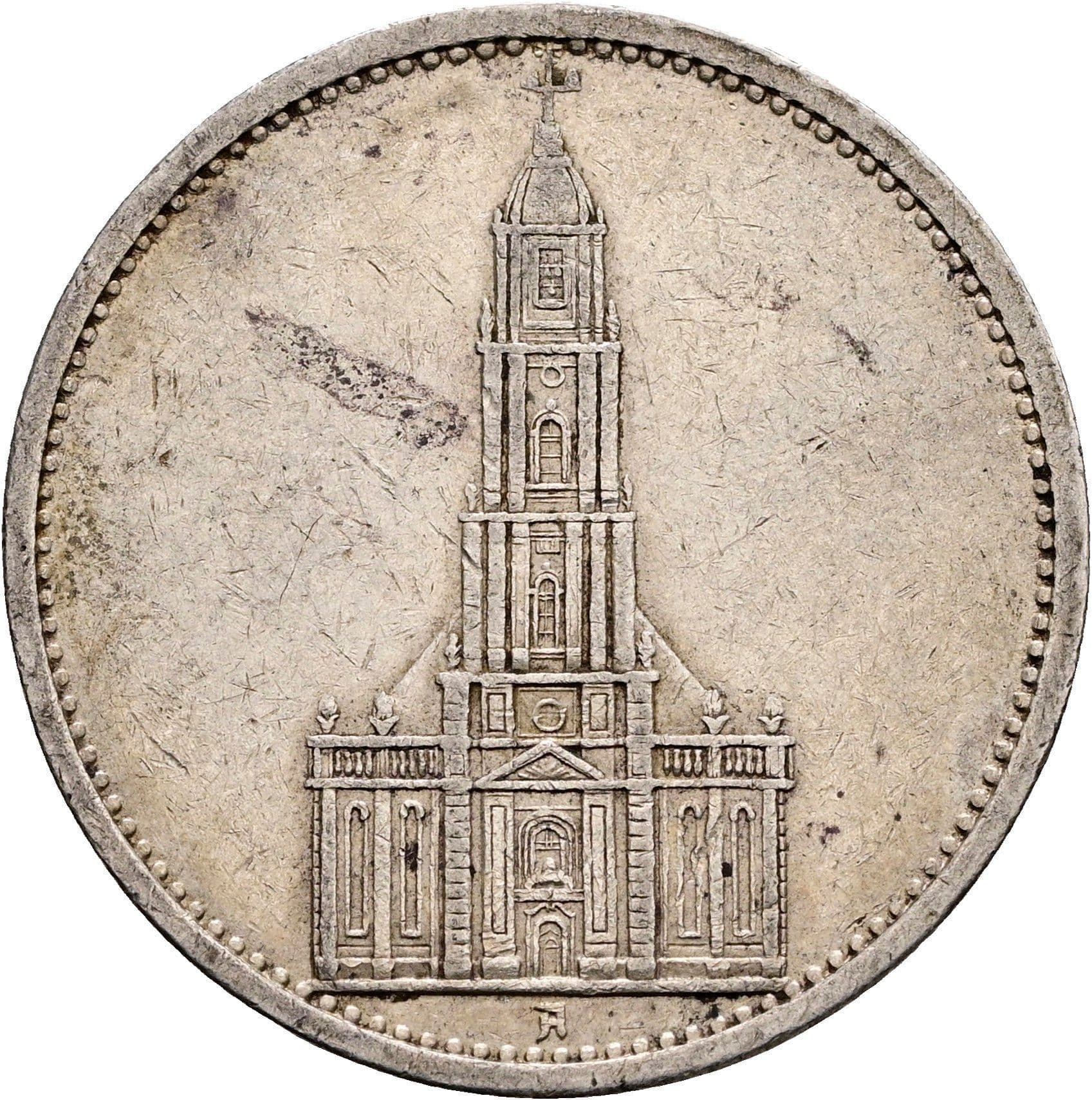 5 Reichsmark 1935 A – Vorderseite