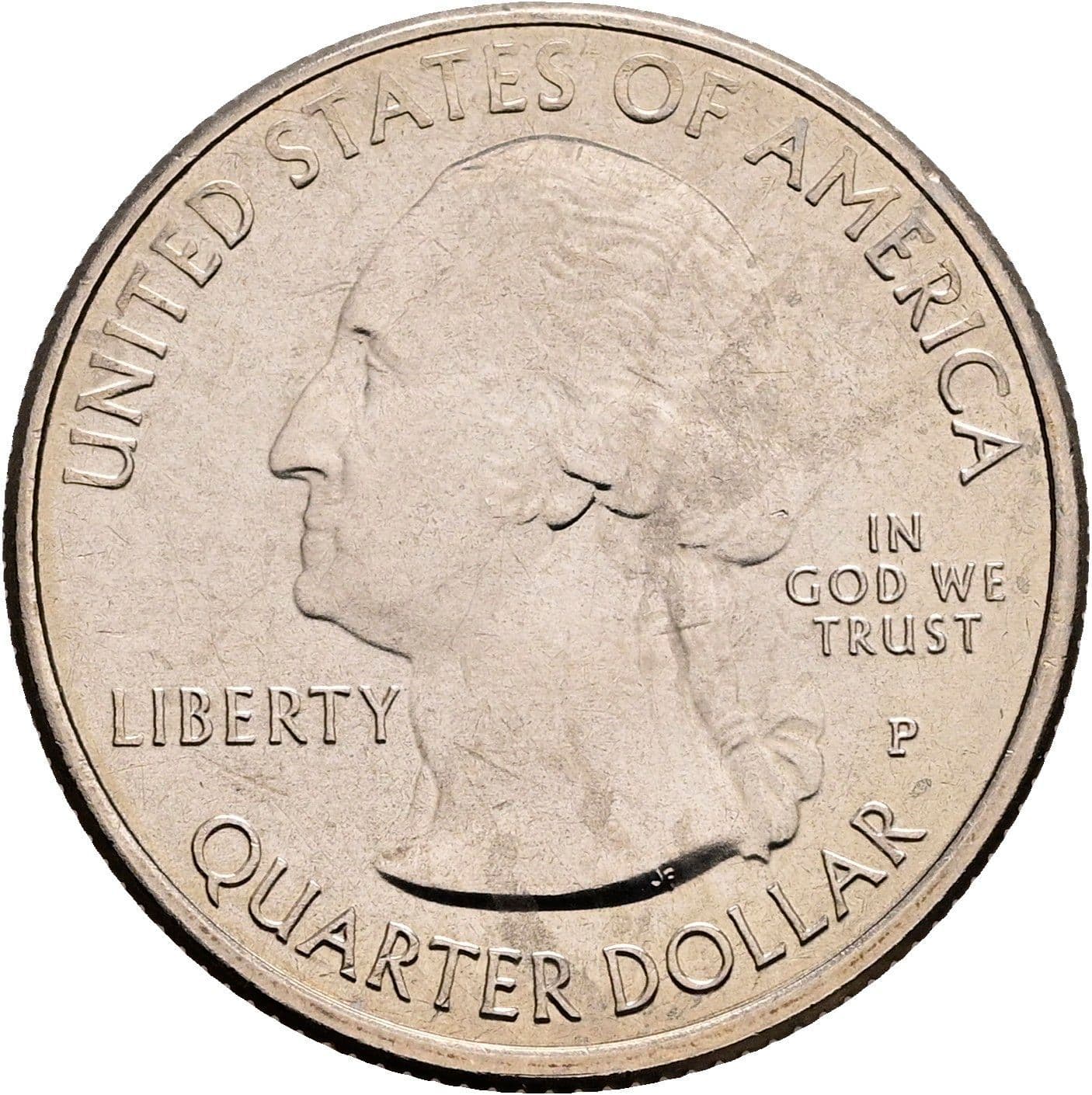 Quarter Dollar 2018 P – Vorderseite