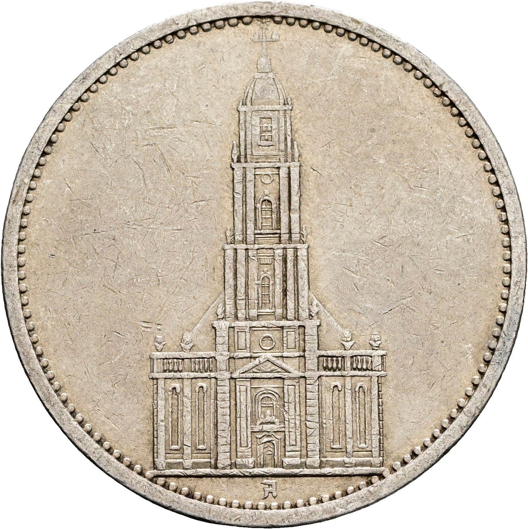 5 Reichsmark 1934 A – Vorderseite