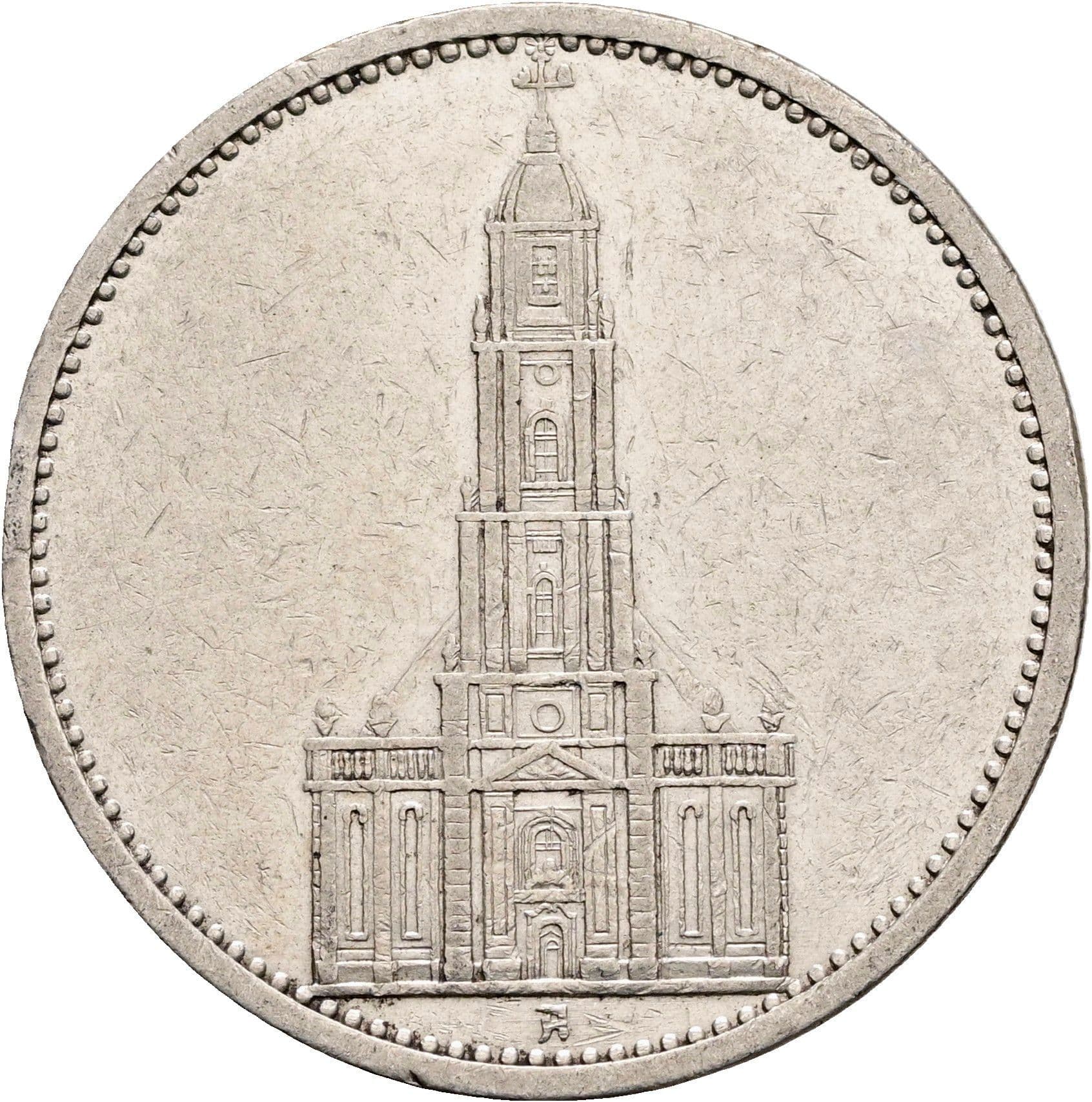 5 Reichsmark 1934 A – Vorderseite