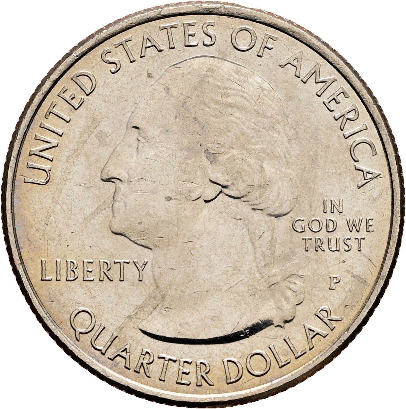 Quarter Dollar 2021 P – Vorderseite
