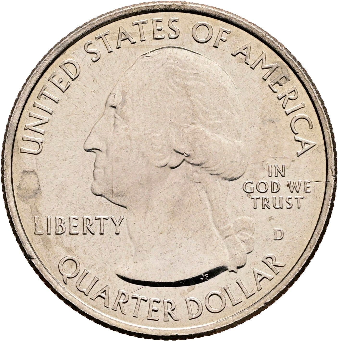 Quarter Dollar 2020 D – Vorderseite