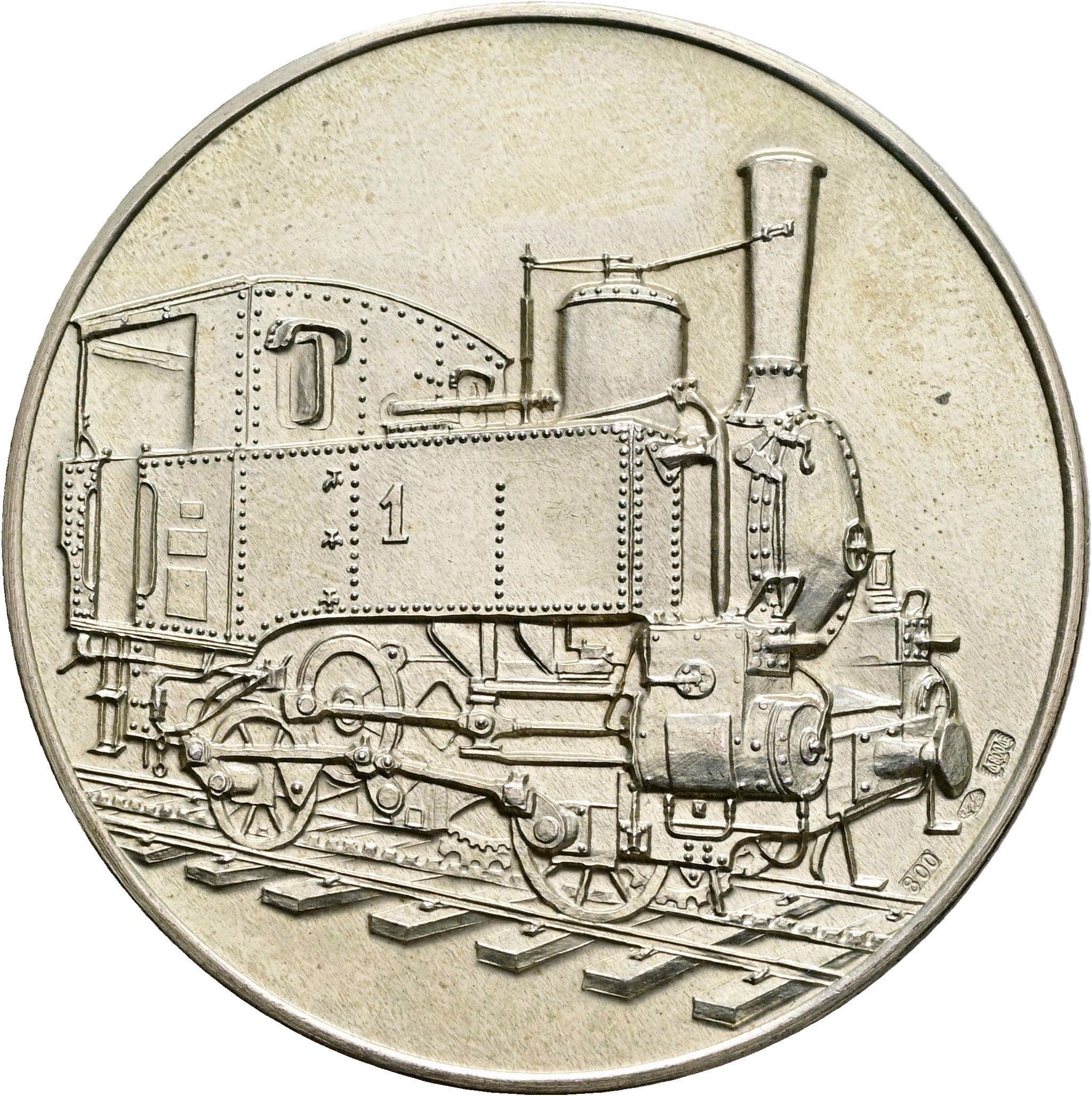 Silbermedaille "90 Jahre Achenseebahn"