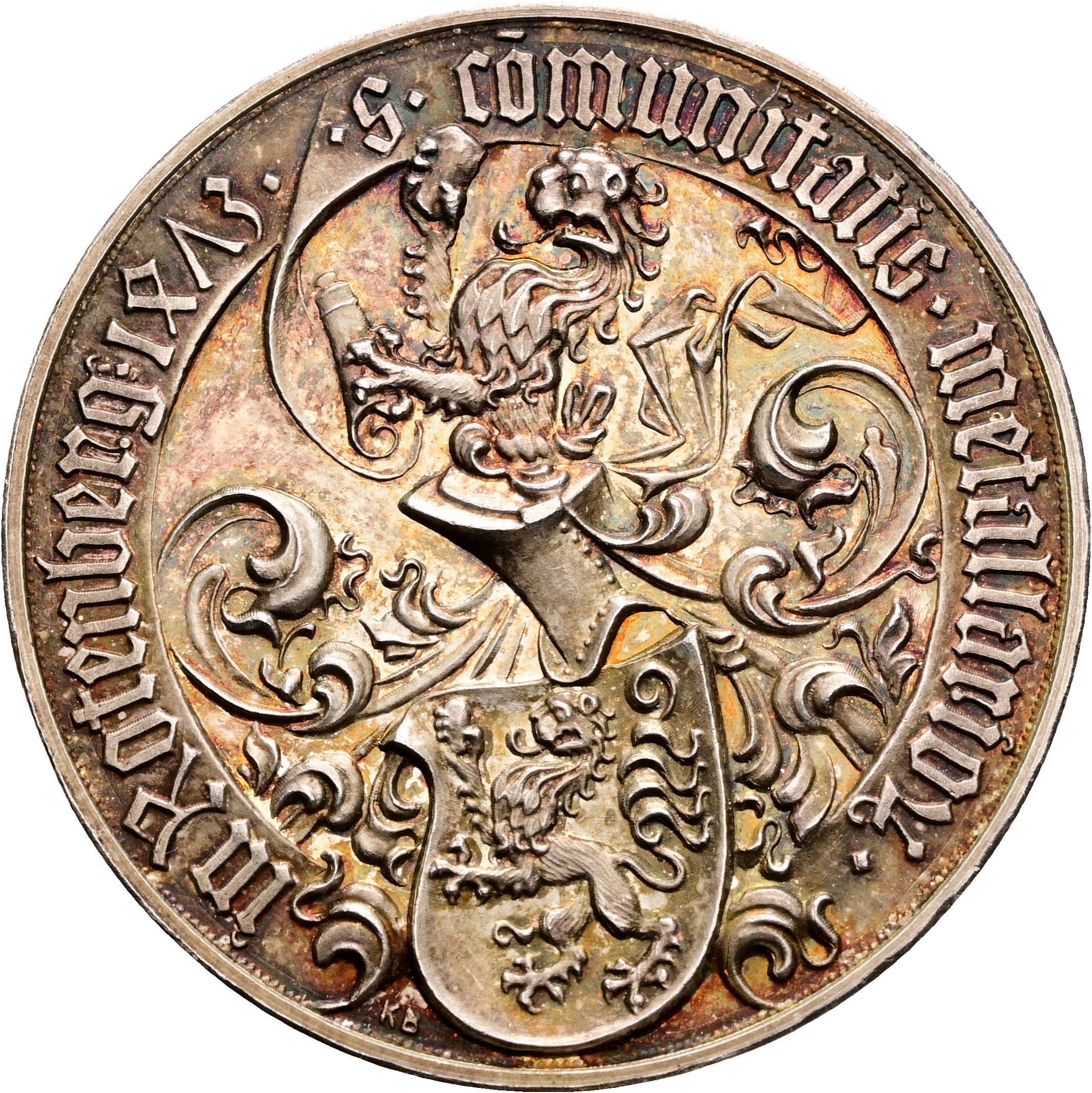 Silbermedaille "50 Jahre Marktgemeinde Brixlegg"