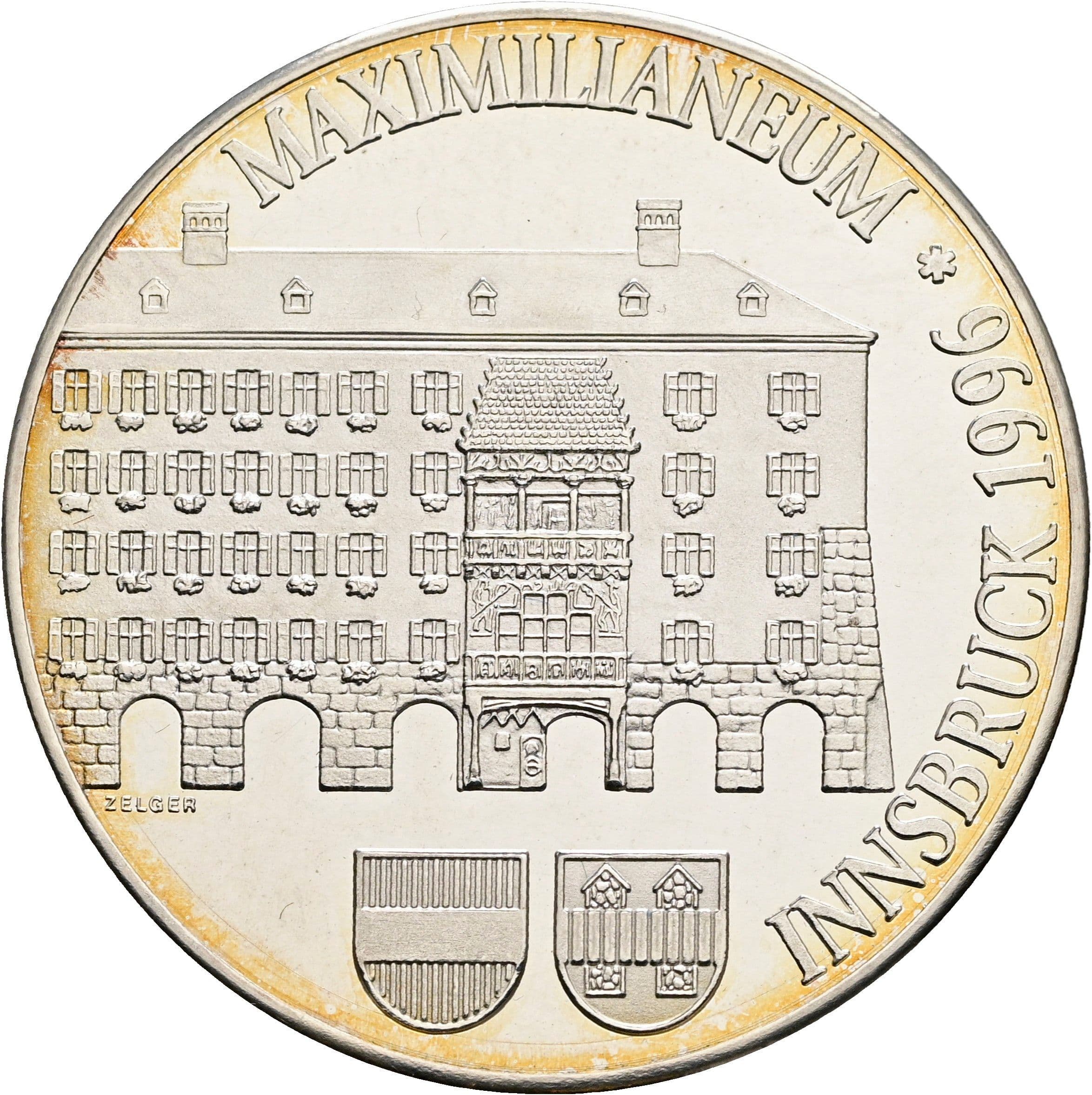 Silbermedaille "Maximilianeum Innsbruck"