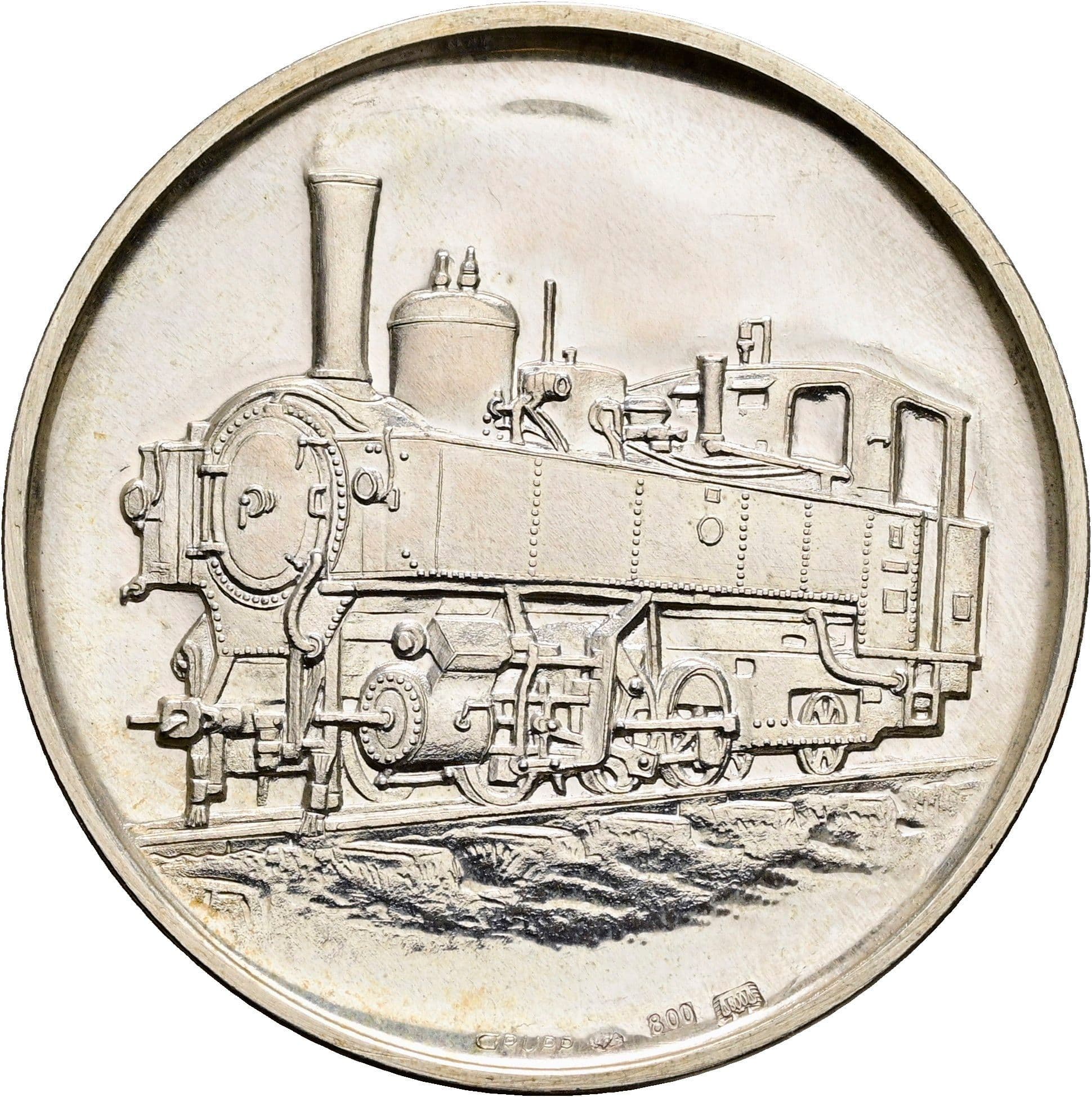 Silbermedaille "75 Jahre Zillertalbahn"