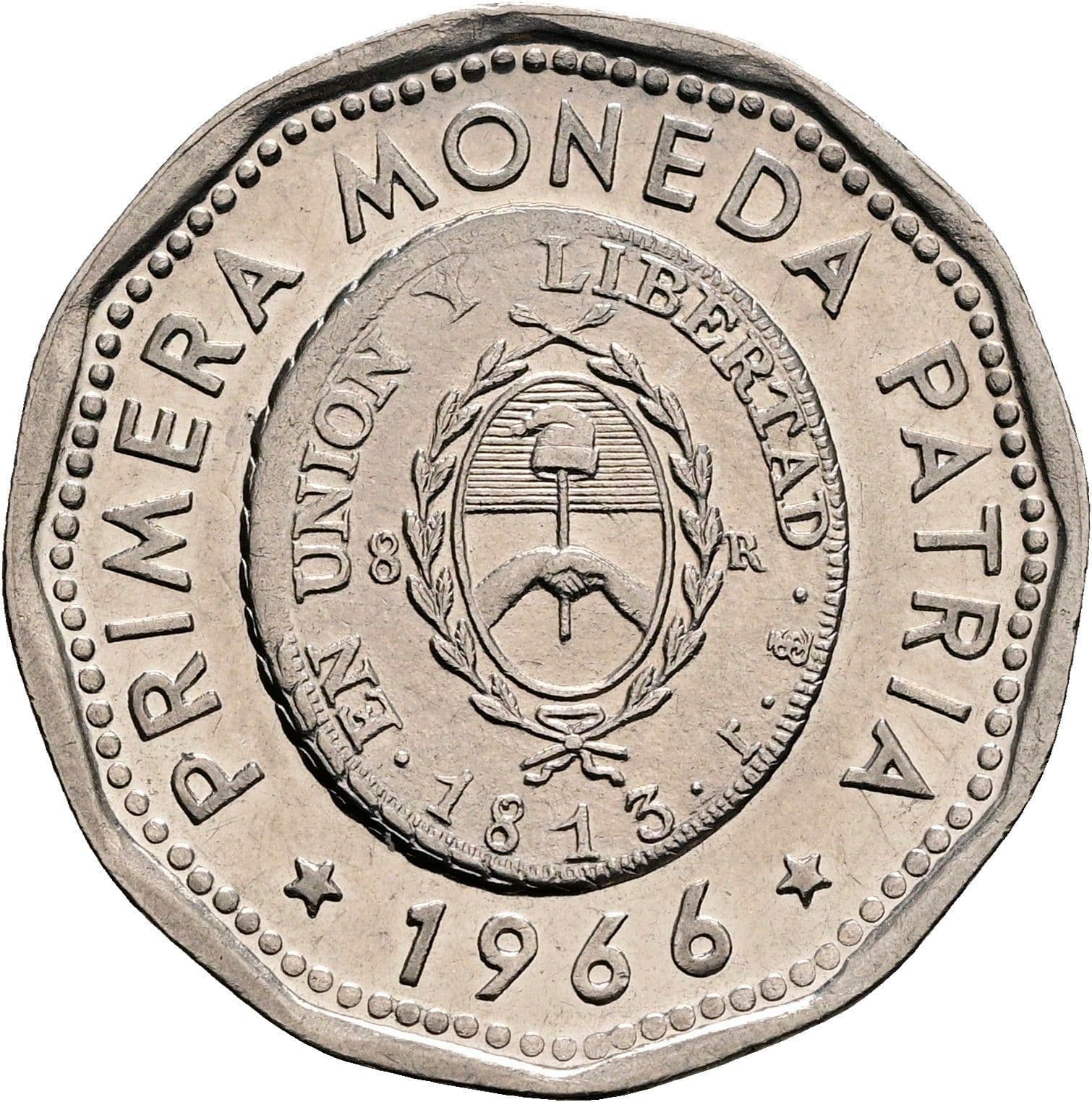 25 Pesos 1966 – Vorderseite