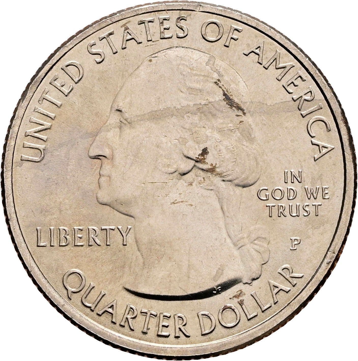 Quarter Dollar 2016 P – Vorderseite